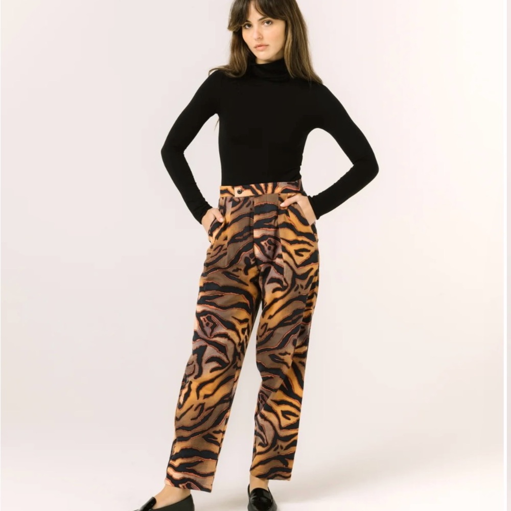 Tiger Print Women's Pants